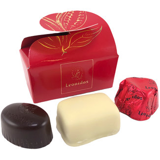 Leonidas Butterfly box (red) 3 chocolates