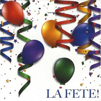Greeting Card 'La Fête' (7x7cm)