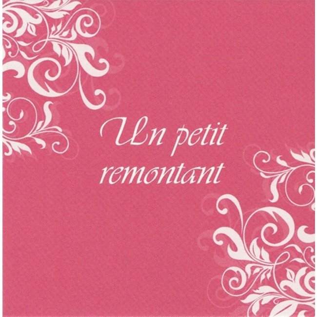 Greeting Card 'Un petit remontant' (1 piece) - Personal Message Greeting Card