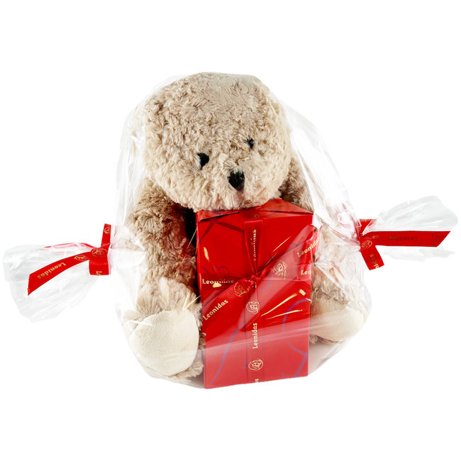 Leonidas 500g Chocolates and Teddy Bear Bobo (30cm)