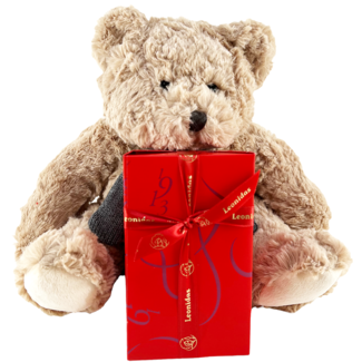 Leonidas 500g chocolats et Ours en peluche Bobo (30cm)
