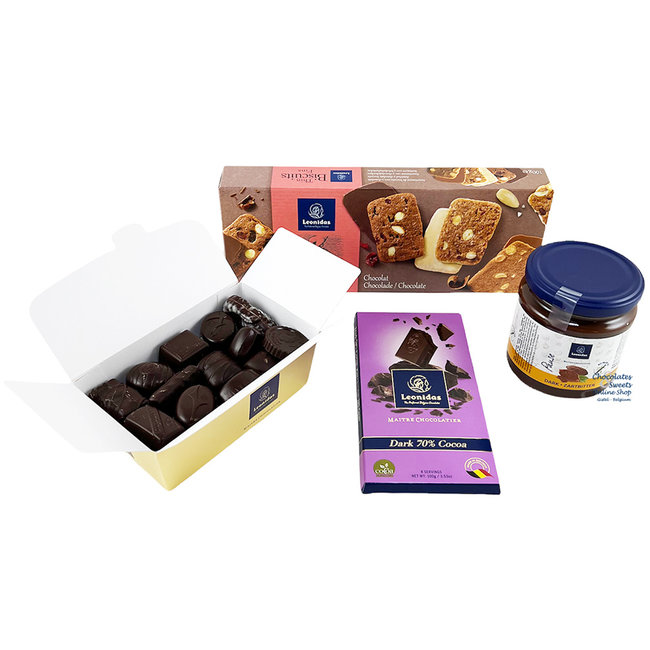 Leonidas Panier cadeau Amateurs de chocolat noir (XS)