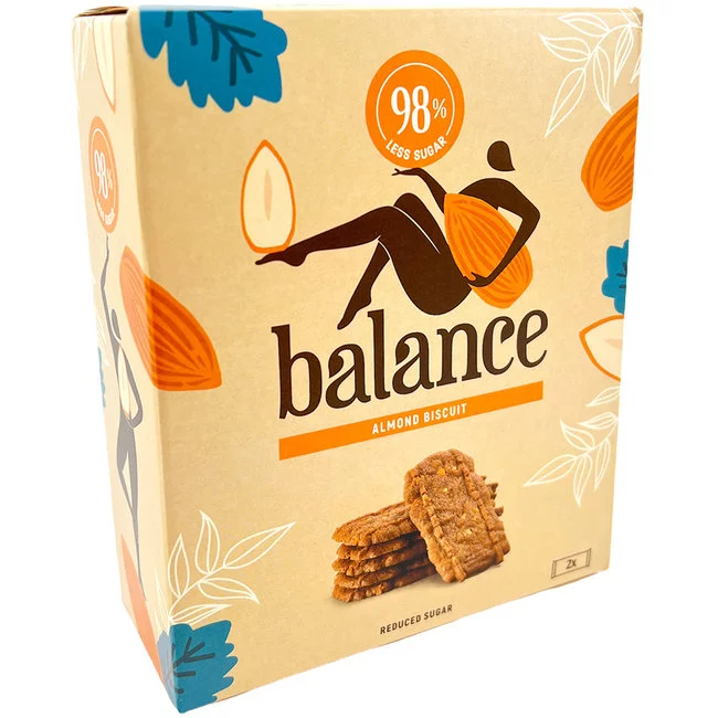 Kekse mit Mandelgeschmack und reduziertem Zuckeranteil 110g