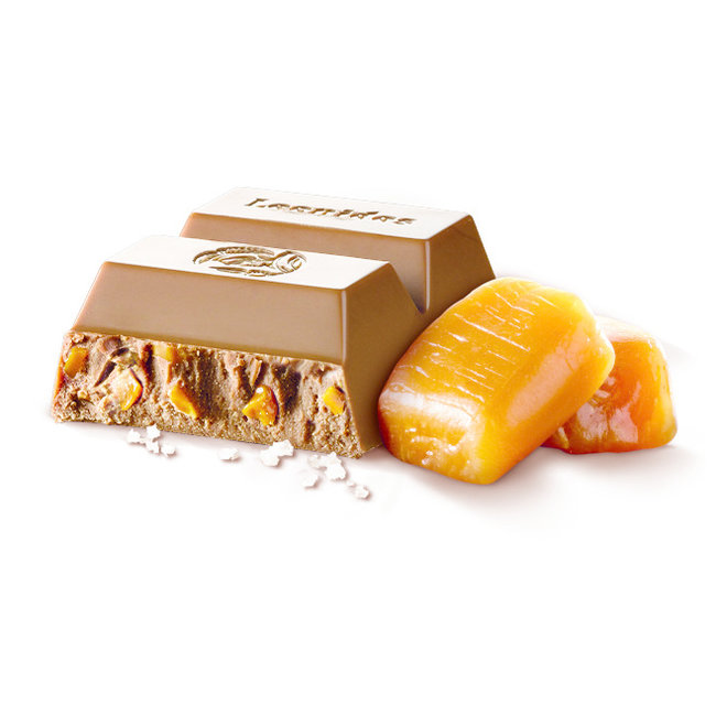 Leonidas Milchschokolade 30% mit gesalzenem Karamell von Isigny 50g (30 Stück)