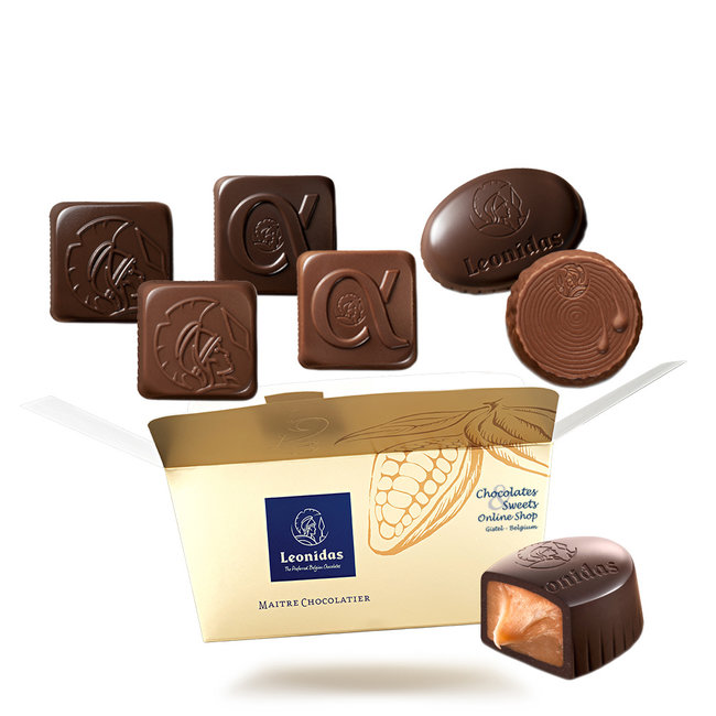 Leonidas Luxe Pralines gevuld met vloeibare Karamel 500g