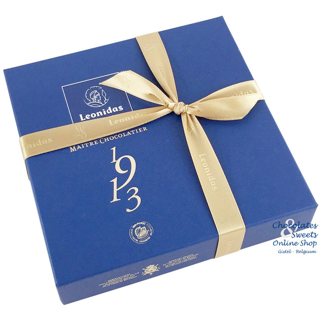 Leonidas Blaue Geschenkbox mit 9 Pralinen - Hochwertige Schokolade