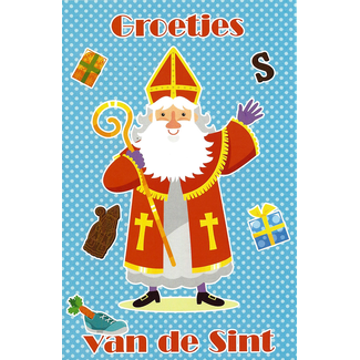 Greeting Card 'Groetjes van de Sint' (11x17cm)