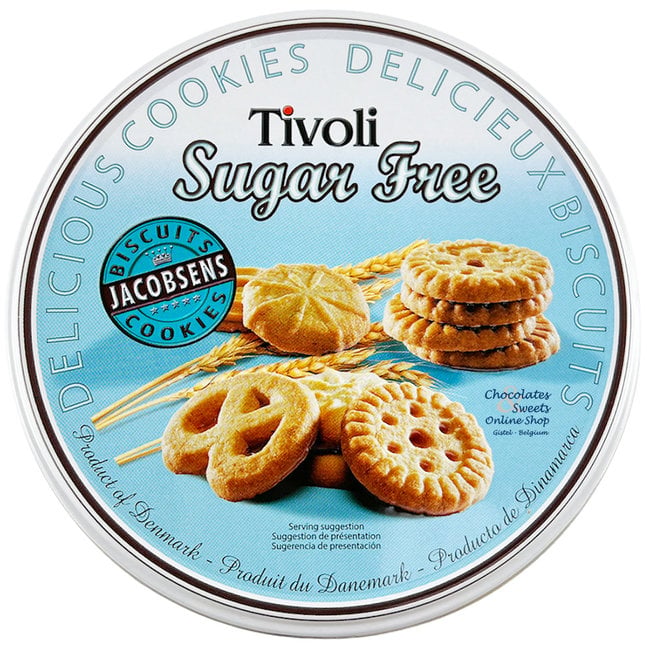 Suikervrije koekjes met zoetstof 142g