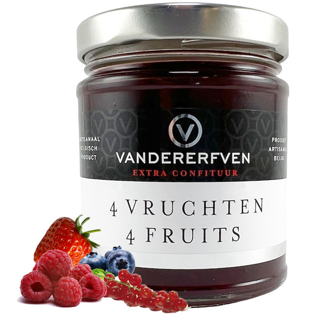 Vandererfven 4-Fruits Jam 215g