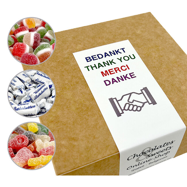 THANK YOU Candy Gift Box with Personal Message