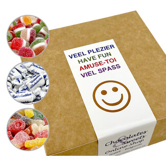 Snoepdoosje VEEL PLEZIER
