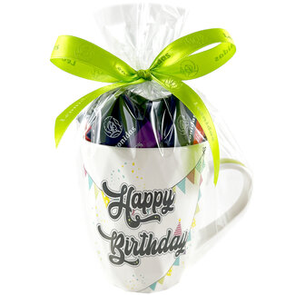 Porzellanbecher 'Happy Birthday'