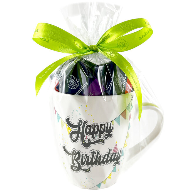 Porzellanbecher 'Happy Birthday' – Hochwertiges Geburtstagsgeschenk