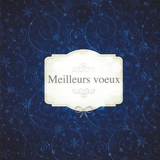 Greeting Card 'Meilleurs vœux' (7x7cm)