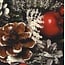 Greeting Card 'Pine cone' (7x7cm)