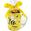 Bee Happy Mug with Sweets (1 piece)
