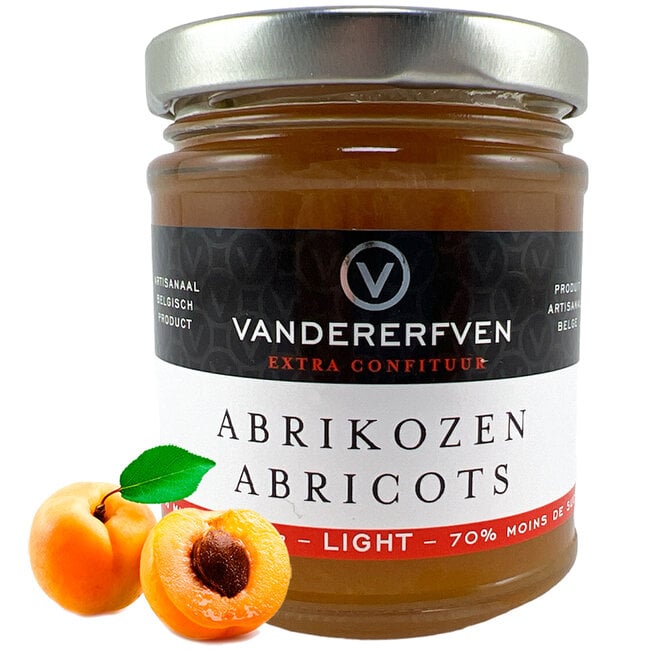 Vandererfven Confiture d'abricot allégée en sucre 210g