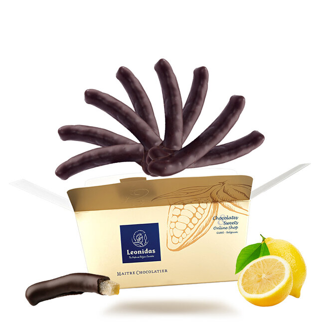 Leonidas Candied Lemon Peel Coated in Premium Dark Chocolate 450g
