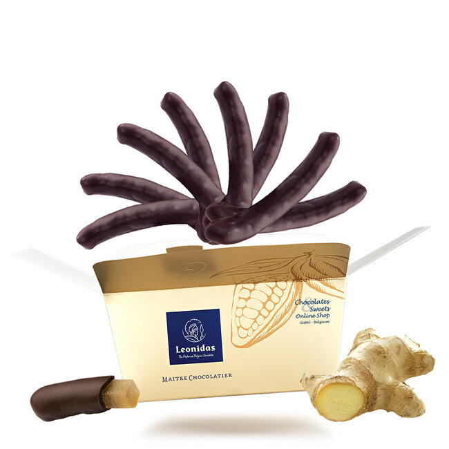 Leonidas Gingembrettes 450g kandierter Ingwer mit Zartbitterschokolade