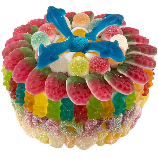 Gâteau aux bonbons festif et coloré (670g)