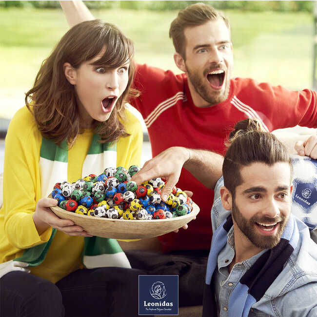 Leonidas Sachet de 20 ballons de foot en chocolat