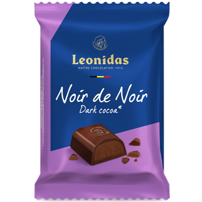 Leonidas Gevulde Tablet Noir de Noir 75g