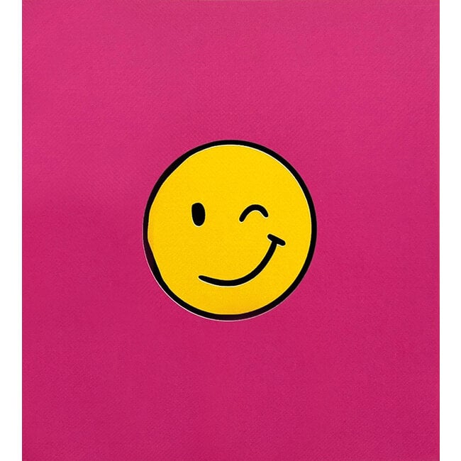Greeting card 'Smiley' (1 piece) - Cheerful design for any occasion