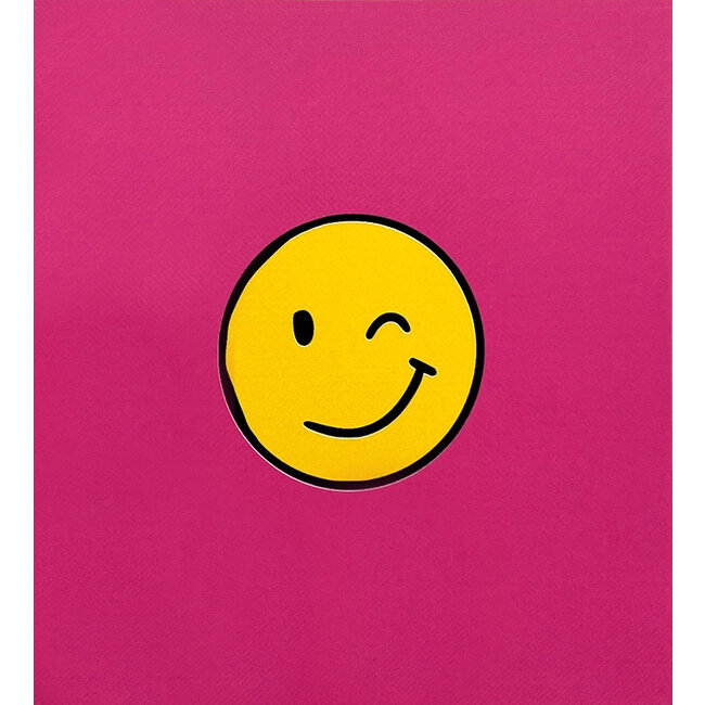 Grußkarte 'Smiley' - Originelle Grußkarte für jeden Anlass (11x12cm)