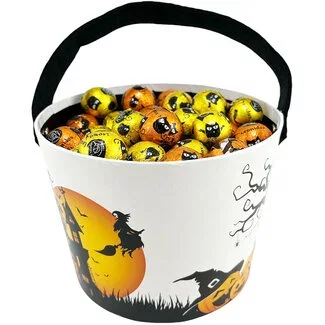 Leonidas Halloweenpot - 1,3kg chocoladeballetjes