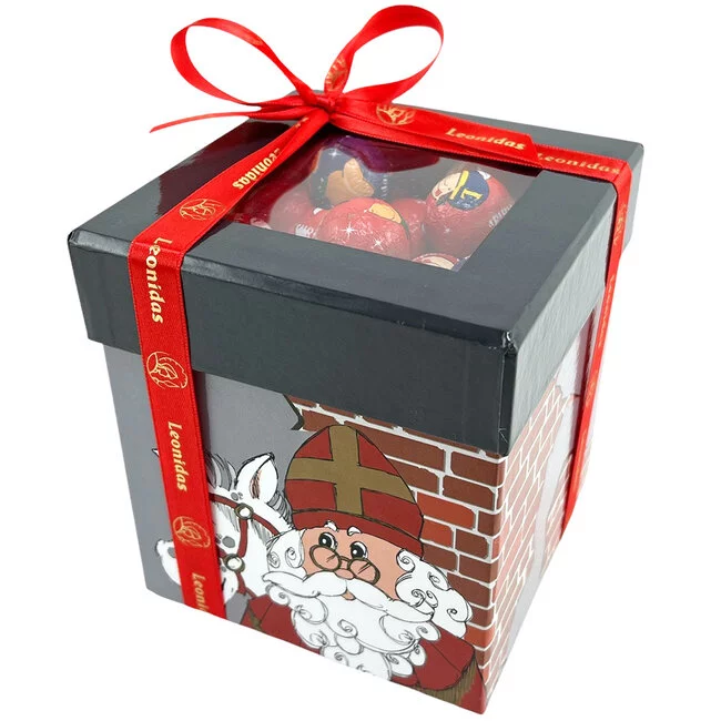 Leonidas Chimney Box - 80 Sinterklaas Chocolate Balls