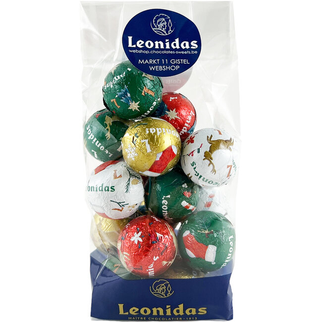 Leonidas Bag of 18 festive truffles, for a wonderful holiday season.
