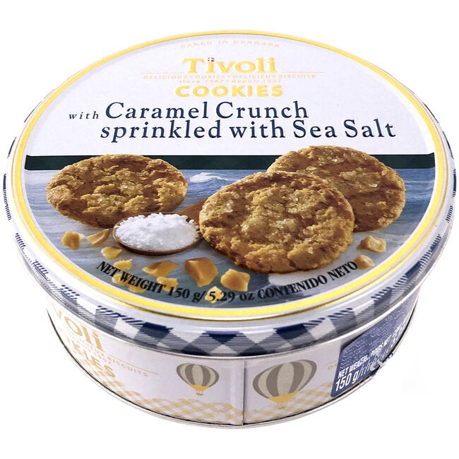 Karamell-Meersalz Kekse in der 150g Dose