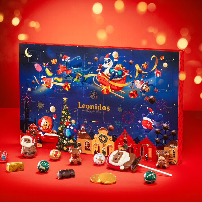 Leonidas Advent calendar for children with 24 delicious chocolate surprises