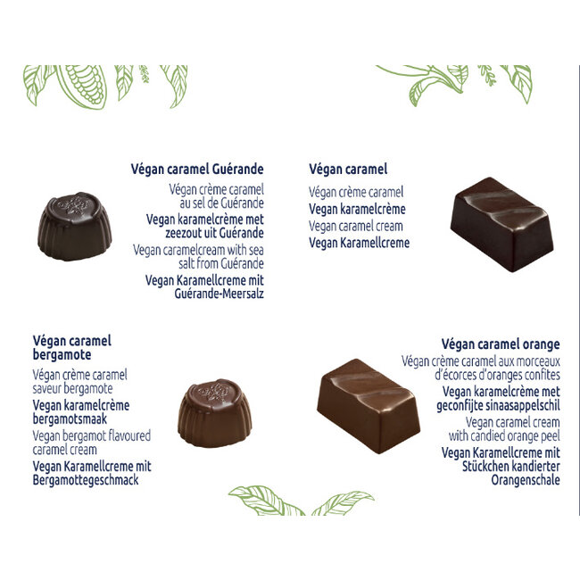 Leonidas Vegan Pralinen 500g Auswahl aus rein pflanzlichen Zutaten