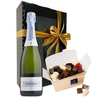 Leonidas 1kg Chocolates and bottle of CAVA 75cl