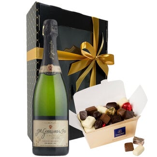 Leonidas 1kg chocolates and bottle of Champagne Gobillard 75cl