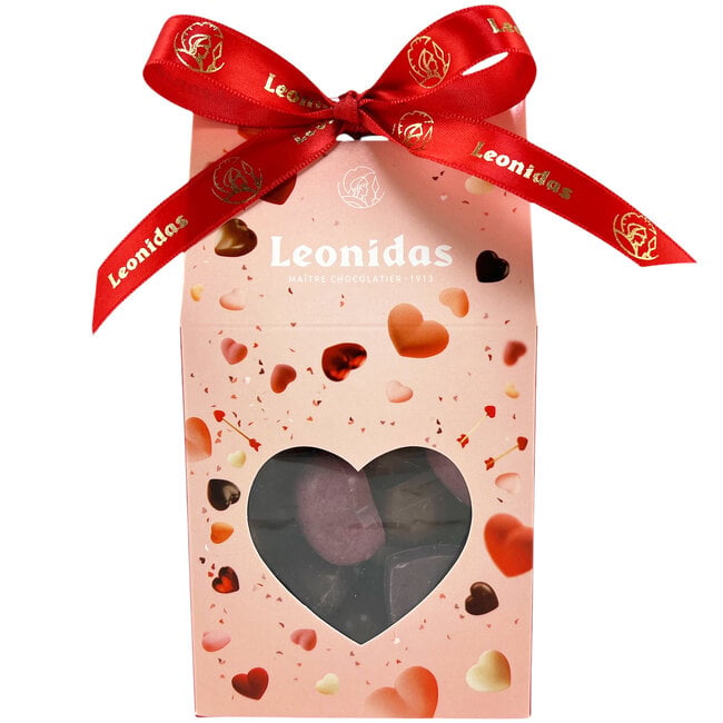 Leonidas Love doosje met 30 hartjes-pralines en bonbons
