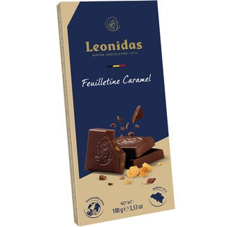Leonidas Tablet Dark - Caramel feuilletine 100g