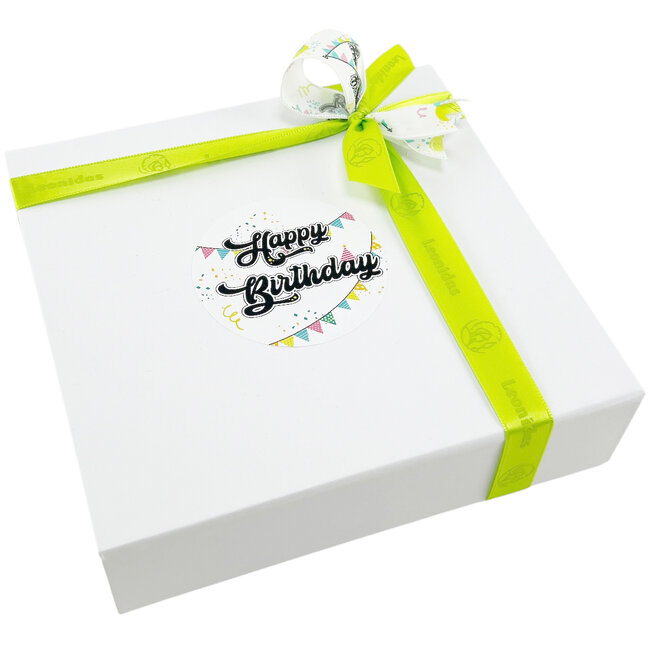 Leonidas Geschenkbox Happy Birthday mit 16 köstlichen Pralinen