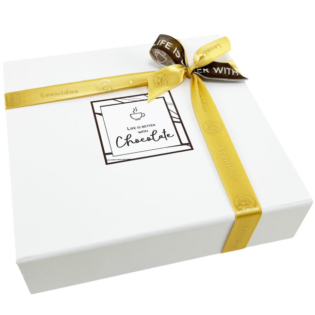 Leonidas Coffret cadeau Life is better with chocolate 16 pièces
