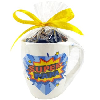 Porzellanbecher 'SUPER PAPA'