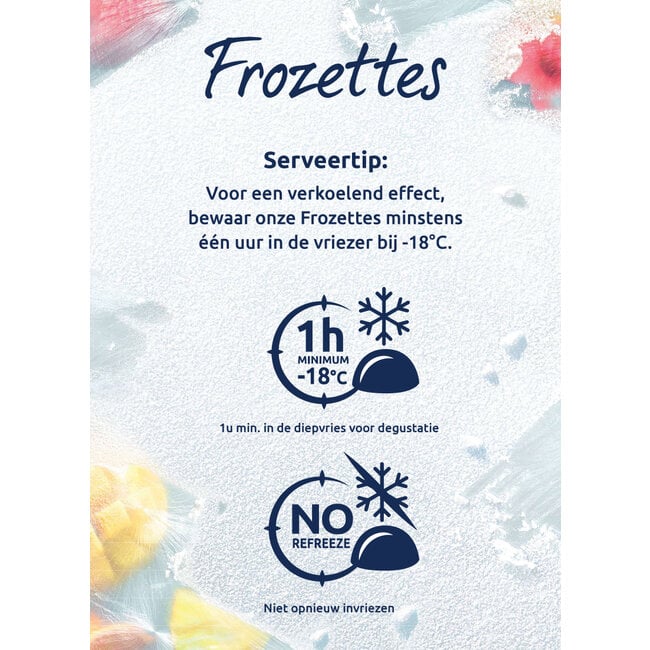 Leonidas 16 Frozettes - IJskoude fruitbonbons voor verfrissing