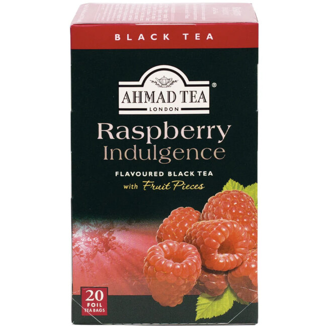 Ahmad Tea Thé noir aromatisé à la framboise - 20 sachets
