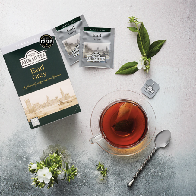 Ahmad Tea Earl Grey Tea (20 tea bags) - Premium Blend