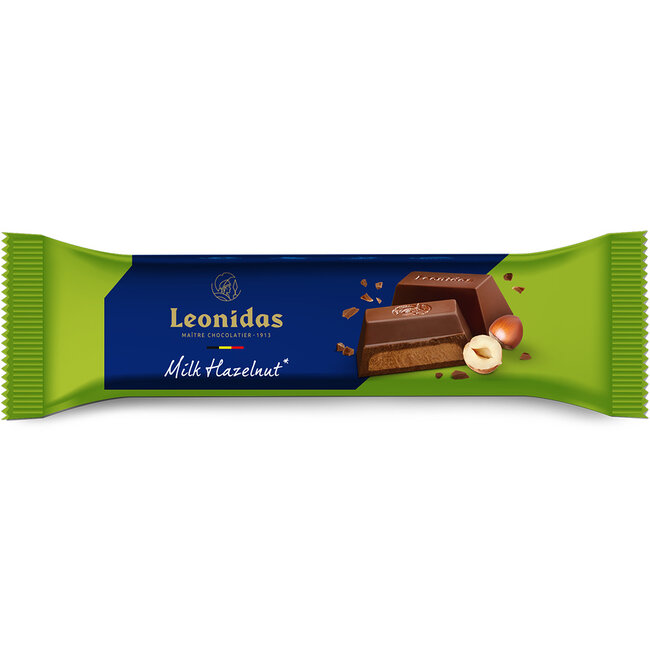 Leonidas Melkchocolade 30% Cacao met Hazelnootpraliné 50g