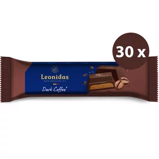Leonidas Reep Puur - Praliné Koffie 50g VOORDEELPAK (30)