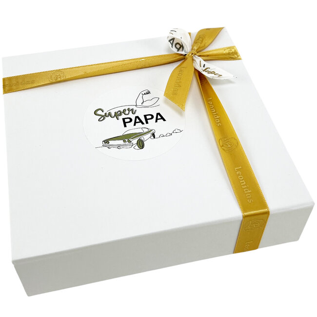 Leonidas Geschenkbox Super PAPA mit 16 köstlichen belgischen Pralinen