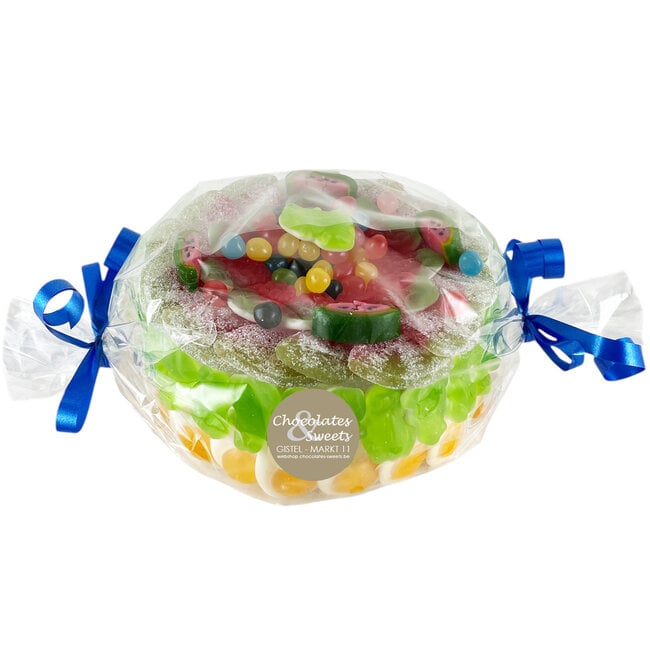 Süßigkeitentorte Kermit - Bunte Leckereien für Kindergeburtstage (700g)