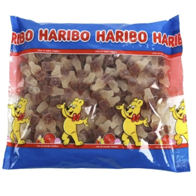 Haribo Cola mini Fizz 1kg Vorteilspack - Spritzige Cola-Bonbons