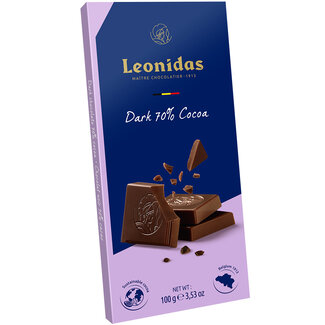 Leonidas Tablette Noir - 70% cacao 100g